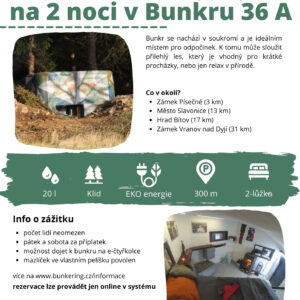 Voucher - Bunkr 36A - 2 noci