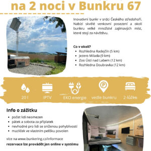 Voucher - Bunkr 67 - 2 noci
