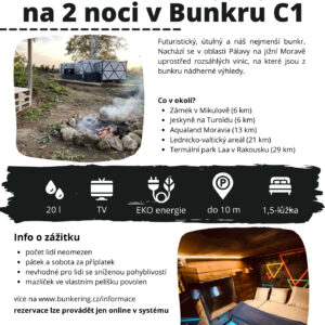 Voucher - Bunkr C1 - 2 noci