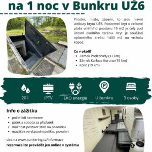 Voucher - Bunkr UŽ6 - 1 noc