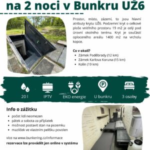 Voucher - Bunkr UŽ6 - 2 noci